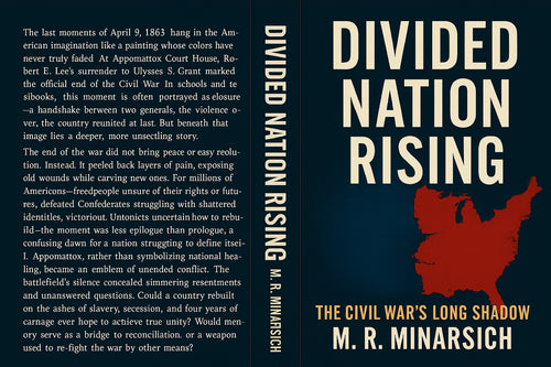 Book cover for Divided Nation Rising: The Civil War's Long Shadow by M.R. Minarsich