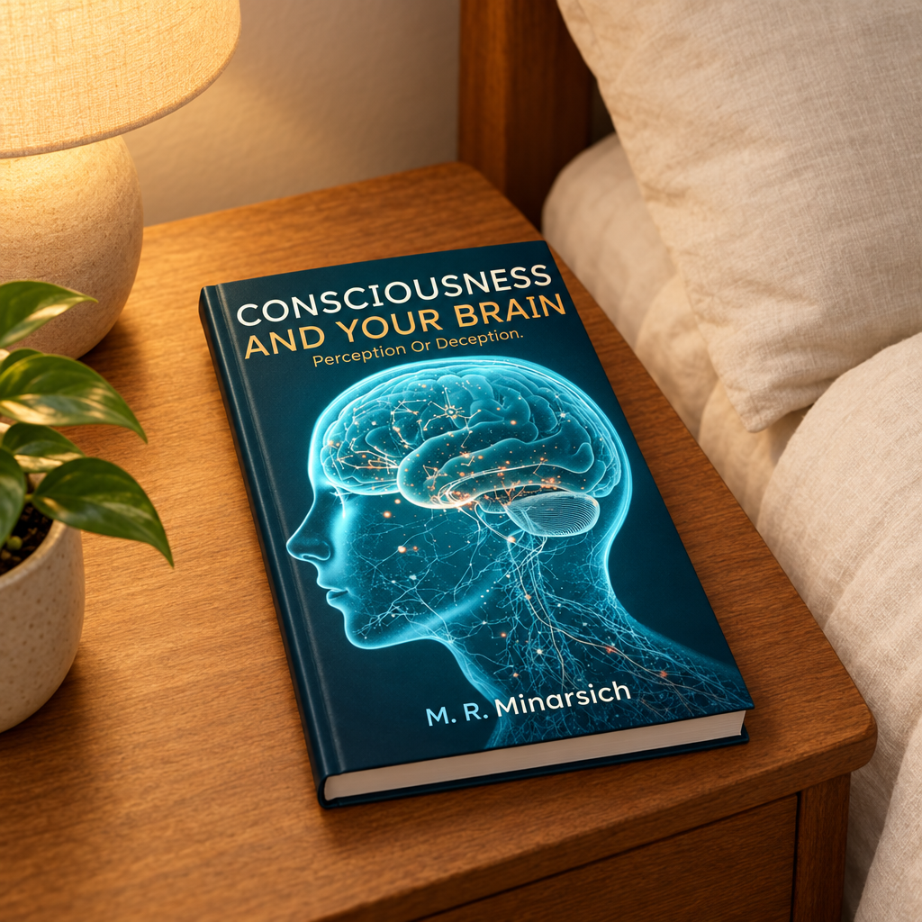 Consciousness and Your Brain on a nightstand