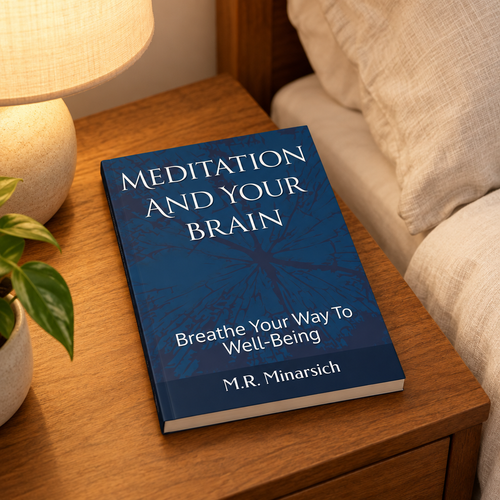 Meditation and Your Brain on a nightstand