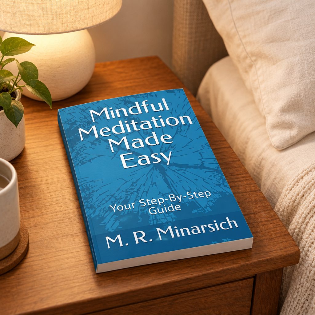 Mindful Meditation Made Easy on a nightstand